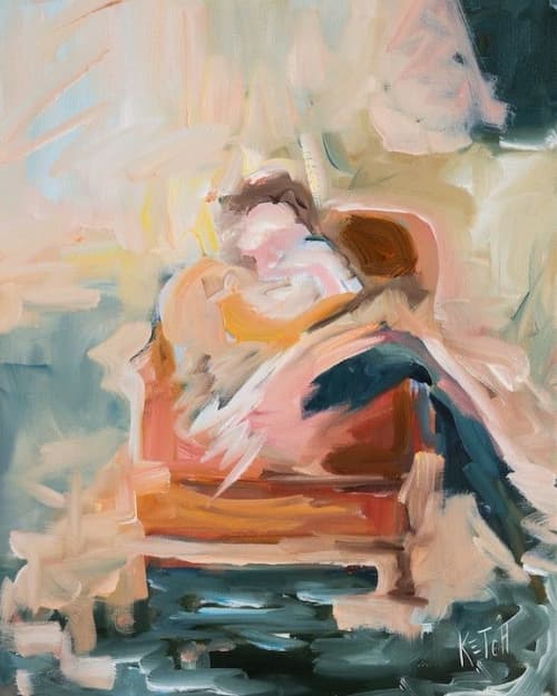 "Cliffhanger" Print | Prints in Paintings by Mary James Ketch