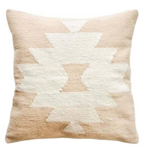 Kai Handwoven Wool Decorative Throw Pillow Cover | Cushion in Pillows by Mumo Toronto. Item composed of fabric