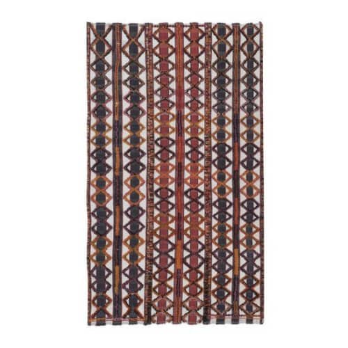 Turkish Long Pile Tulu Rug - Dining Room Kilim 4'11'' X 7'10 | Area Rug in Rugs by Vintage Pillows Store