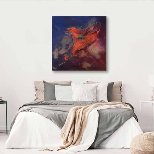 Hydra | Oil And Acrylic Painting in Paintings by Brazen Edwards Artist. Item made of wood with synthetic