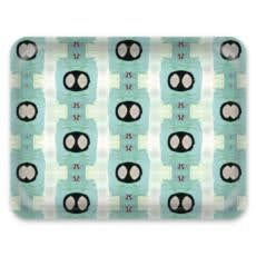 Decorative Tray: Heliodor, Aqua | Serving Tray in Serveware by Philomela Textiles & Wallpaper. Item made of synthetic