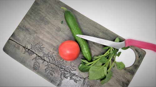 Handmade Ceramic Cutting Board, Cheese, Chopping, Charcuteri | Serveware by YomYomceramic. Item composed of ceramic