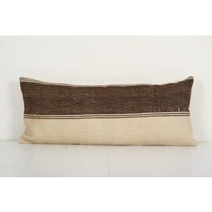 Striped Pillow Cases Fashioned Out of a Mid-20th Century Ana | Cushion in Pillows by Vintage Pillows Store
