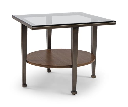 Manhattan Lamp Table | Coffee Table in Tables by Greg Sheres. Item composed of walnut and bronze