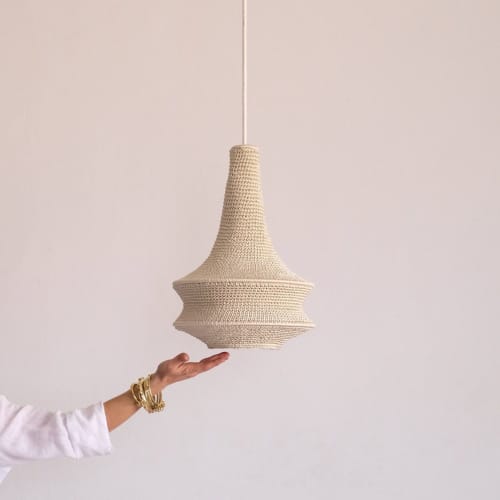 Joosh Crochet Pendant Lamp - Small | Pendants by Hamimi