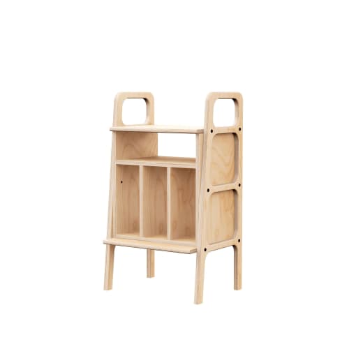 Modern vinyl record storage Handmade Custom Furniture by Plywood Project | Wescover Storage