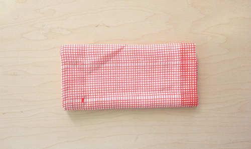 Kitchen Linen // Wander Red | Napkin in Linens & Bedding by Urbs Studio. Item made of linen