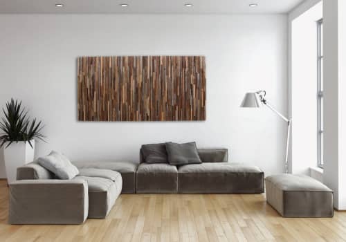 Wood wall art | Wall Sculpture in Wall Hangings by Craig Forget. Item composed of wood in mid century modern or contemporary style