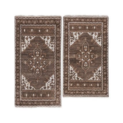 1970s Vintage Turkish Oushak Handmade Miniature Rugs - a Pai | Area Rug in Rugs by Vintage Pillows Store