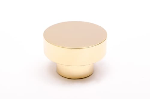 Dot 30 Polished Brass Knob | Hardware by Windborne Studios. Item made of brass