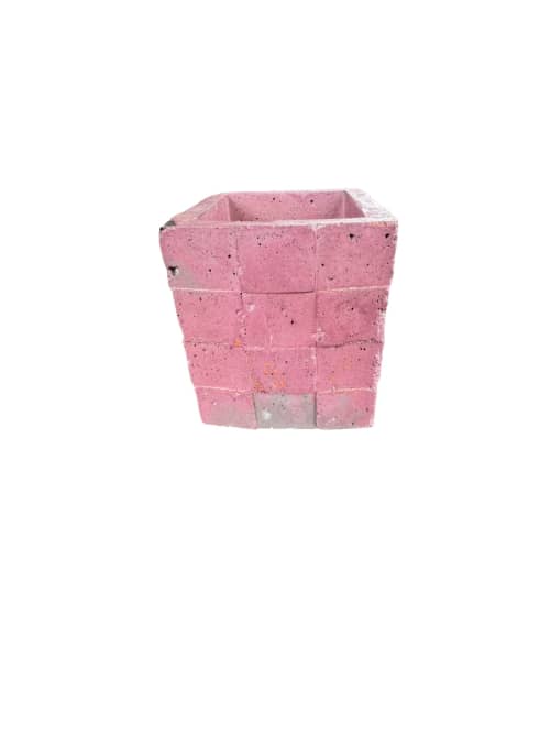 Volcanic Gobble Block Planter | Vases & Vessels by RAW & UNIQ
