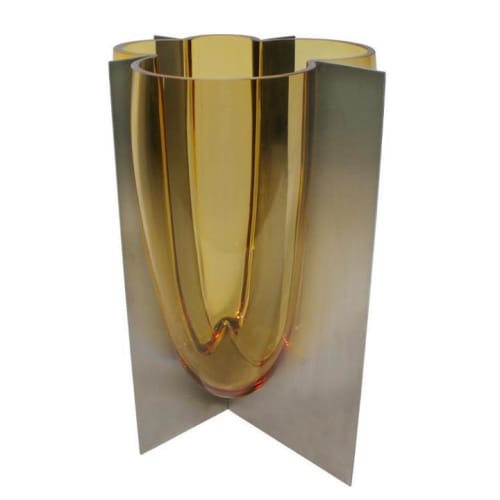 CARLO (Vase) | Vases & Vessels by Oggetti Designs. Item made of glass
