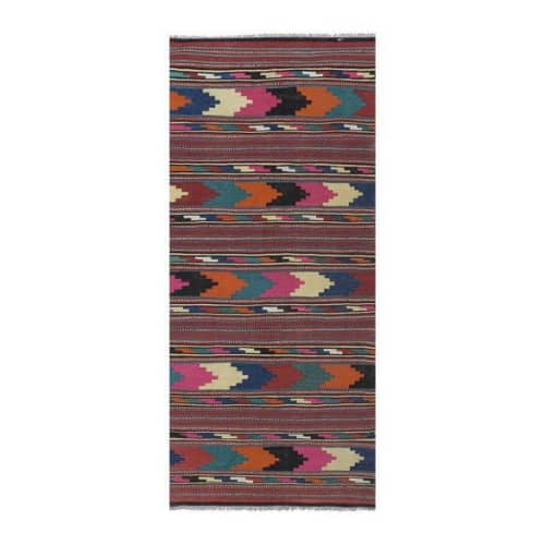Vintage Turkish Handmade Kilim Rug 5'1'' X 11'11'' | Area Rug in Rugs by Vintage Pillows Store