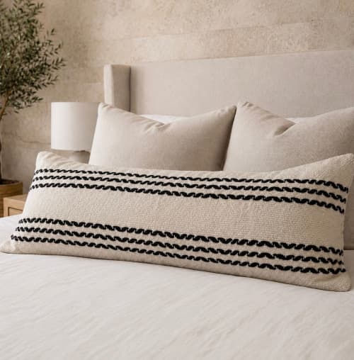 Amalfi Oversized Lumbar Pillow Cover | Pillows by Busa Designs