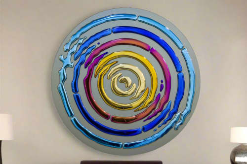 Alternative Interference Circle Mural | Decorative Objects by PlusObject