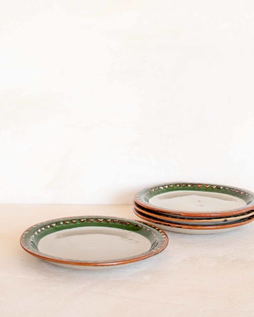 San Germán Small Plate - Green | Ceramic Plates by MINNA