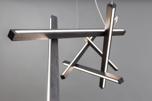 DNA chandelier | Chandeliers by Next Level Lighting. Item made of wood with metal
