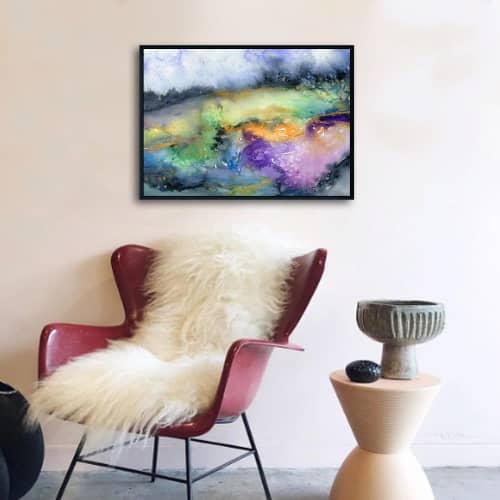 Elysium | Watercolor Painting in Paintings by Brazen Edwards Artist. Item composed of paper