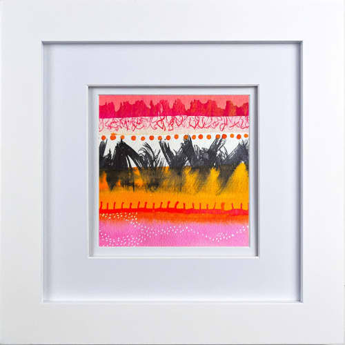 Stripes Six | Oil And Acrylic Painting in Paintings by Kathy Ferguson Art
