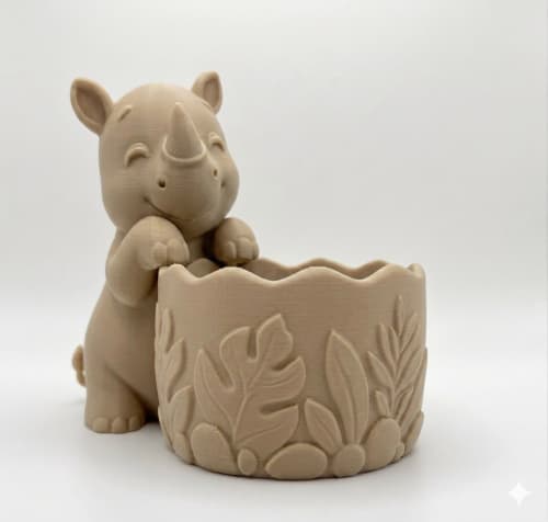 Rhino Planter | Plant Stand in Plants & Landscape by Kimi Craft Corner
