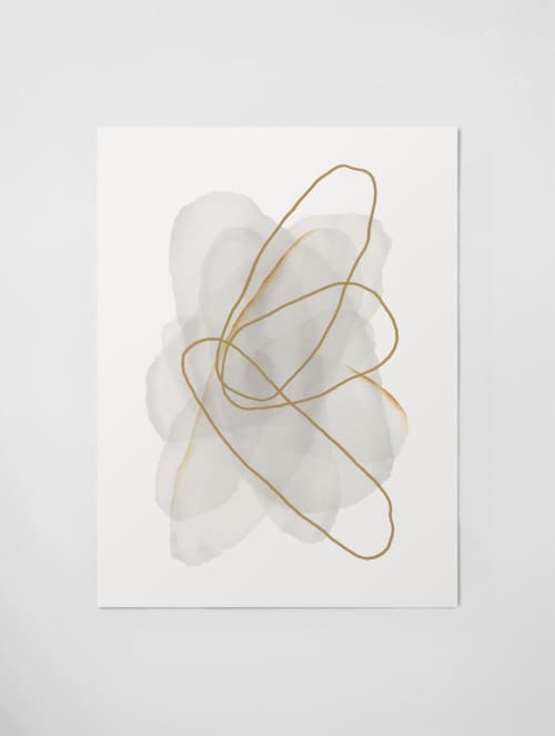 "Lakes On Lakes" Art Print | Prints in Paintings by Kim Knoll Art. Item composed of paper
