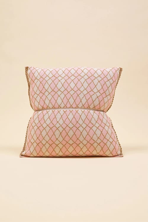 Bow-shaped Pillowcase | Pillows by BOI. Item composed of fabric compatible with contemporary style
