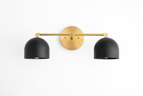 Mid-Century Modern Vanity Lights - Model No. 0698 | Sconces by Peared Creation. Item composed of brass