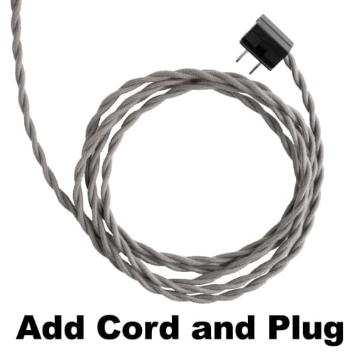 Add-on - Cord & Plug | Lighting by Peared Creation. Item made of copper