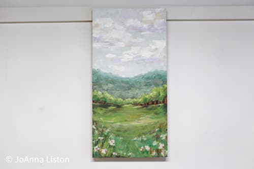 Sunny Field No. 2 | Oil And Acrylic Painting in Paintings by JoAnna Liston | Lily Field Studio. Item in boho or country & farmhouse style