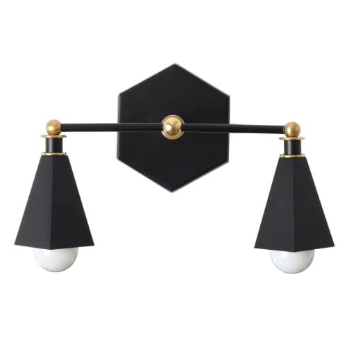 Cameron | Sconces by Illuminate Vintage. Item composed of brass