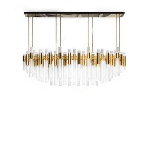 QZ6640 Golden Waterfall | Pendants by Alan M