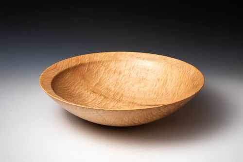 Quilted Maple Bowl | Dinnerware by Louis Wallach Designs. Item composed of maple wood