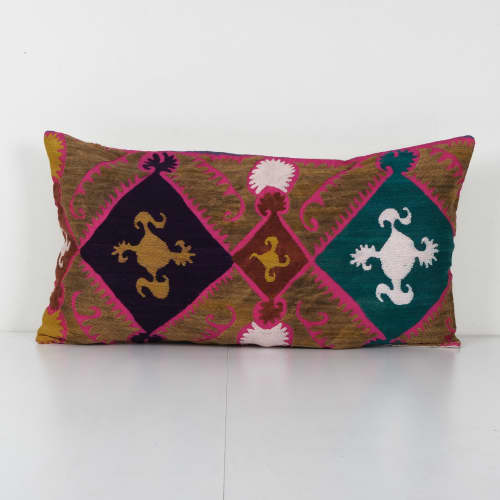Uzbek Faded Bedding Suzani Cushion Cover, Suzani Pillow Case | Pillows by Vintage Pillows Store