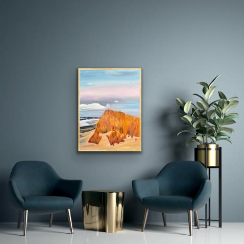 South Beach Sunrise II | Prints by Neon Dunes by Lily Keller. Item composed of canvas and paper