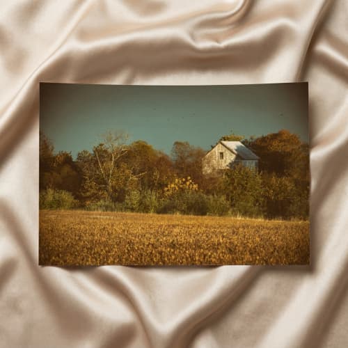 Abandoned Barn Colorized Landscape Loose / Unframed Wall Art | Photography by PIPA Designs