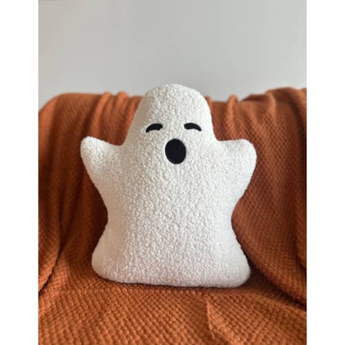 Sherpa Ghost Pillow | Pillows by Busa Designs