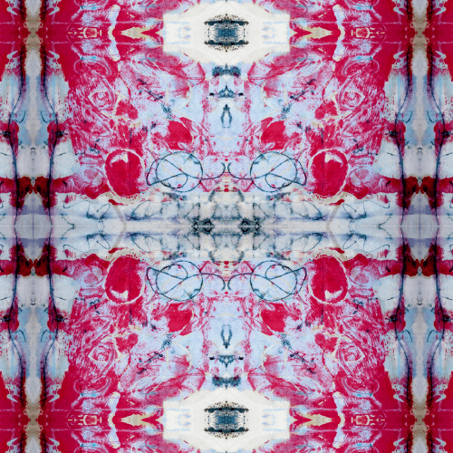 Flowering, Magenta | Fabric in Linens & Bedding by Philomela Textiles & Wallpaper. Item composed of canvas