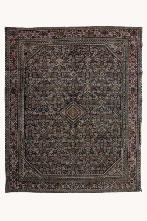 District Loom Antique Malayer scatter rug- Glacier | Rugs by District Loom