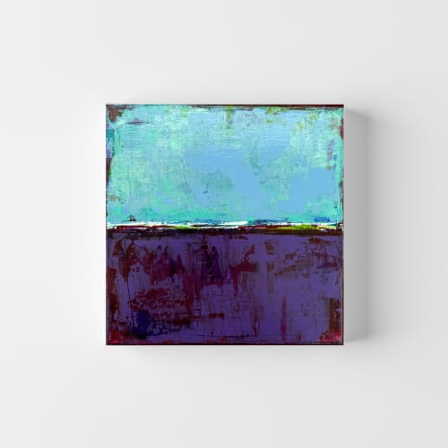 ECHOES 005 - 20x20cm | Oil And Acrylic Painting in Paintings by Lara Spadetto Art