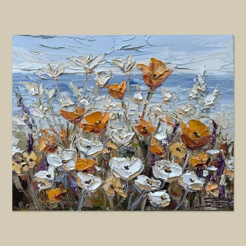 Full Bloom by the Sea | Paintings by Lisa Elley ART