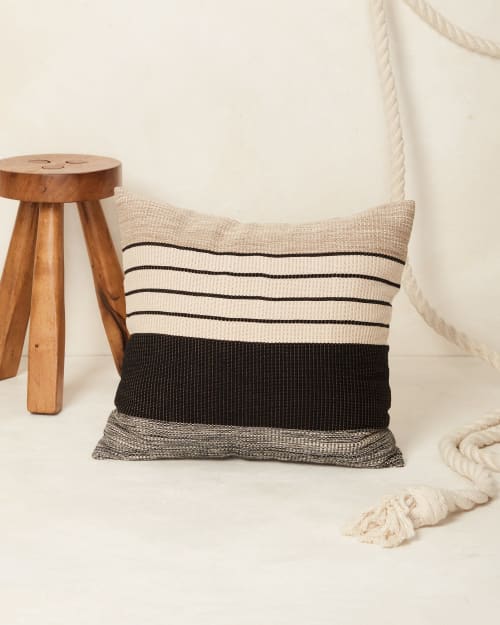 Pantelhó Pillow - Black + Beige | Pillows by MINNA