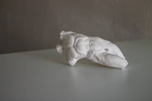 Male Torso Sculpture - Fragment | Sculptures by dellsculpture
