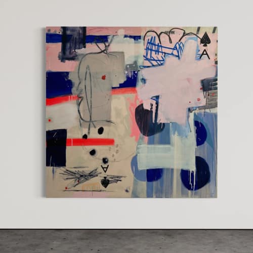 Ace | Oil And Acrylic Painting in Paintings by Sarah Finucane