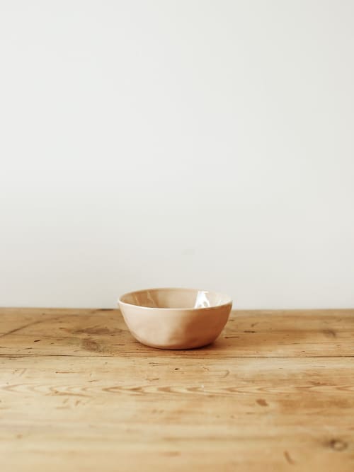 Small Serving Bowl in Sunrise | Serveware by Barton Croft. Item made of stoneware compatible with country & farmhouse and japandi style