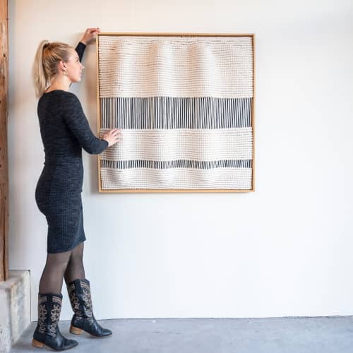 3-Dimensional Fiber Artwork - SERENITY | Wall Hangings by Rianne Aarts / Teddy and Wool Studio