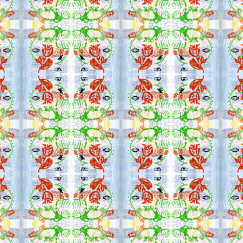 Botanical, Primary | Fabric in Linens & Bedding by Philomela Textiles & Wallpaper. Item composed of cotton