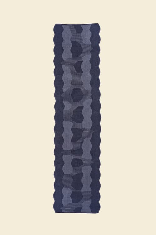 Organic Cotton/Viscose Table Runner in Grey | Linens & Bedding by BOI. Item made of cotton compatible with contemporary style
