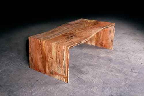 Waterfall Maple Coffee Table | Tables by Urban Lumber Co.. Item composed of wood