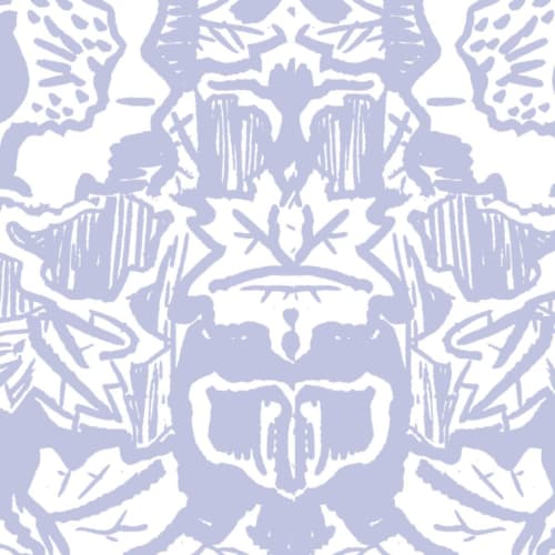 Indian Floral (XL), Vinil | Fabric in Linens & Bedding by Philomela Textiles & Wallpaper. Item made of linen