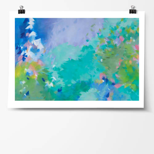 Verdant Echo I fine art print | Prints by Elisa Sheehan. Item composed of canvas and paper
